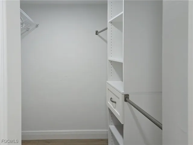 a view of walk in closet