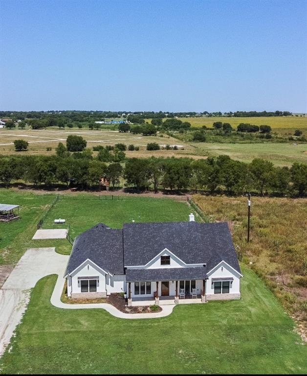 12880 Pruett Road Krum, TX 76249 - Photo 27 of 27 a aerial view of a house with big yard