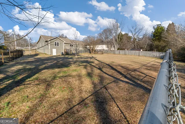 a view of a street with houses