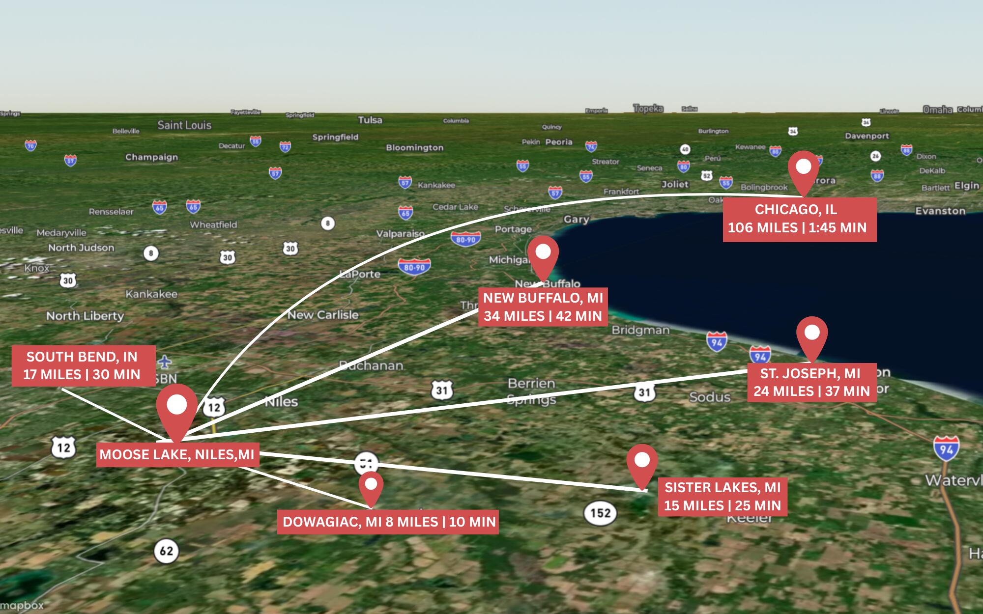 Vl Barron Lake Road Niles, MI 49120 - Photo 13 of 15 Moose Lake to Sister Lakes