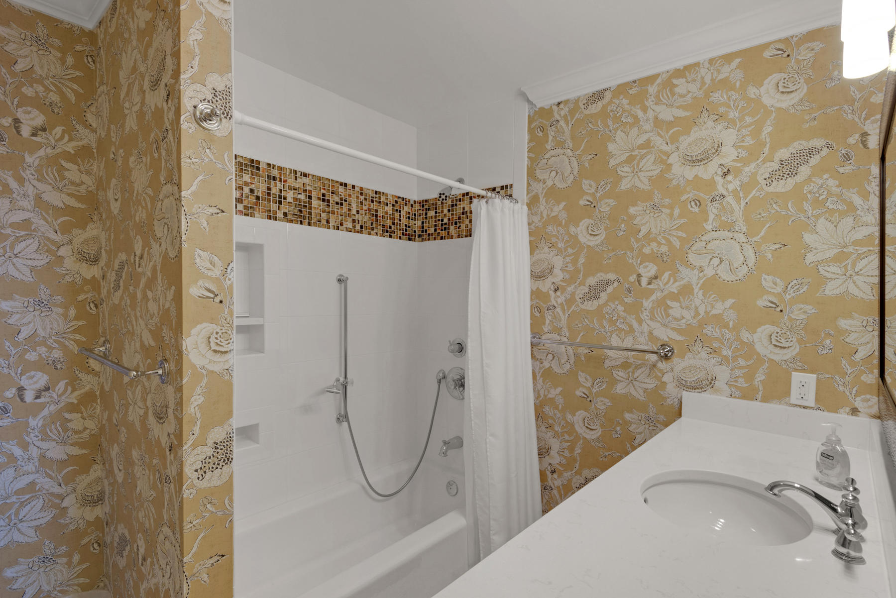 583 Ridge Road Santa Rosa Beach, FL 32459 - Photo 21 of 37 a bathroom with a shower and a sink