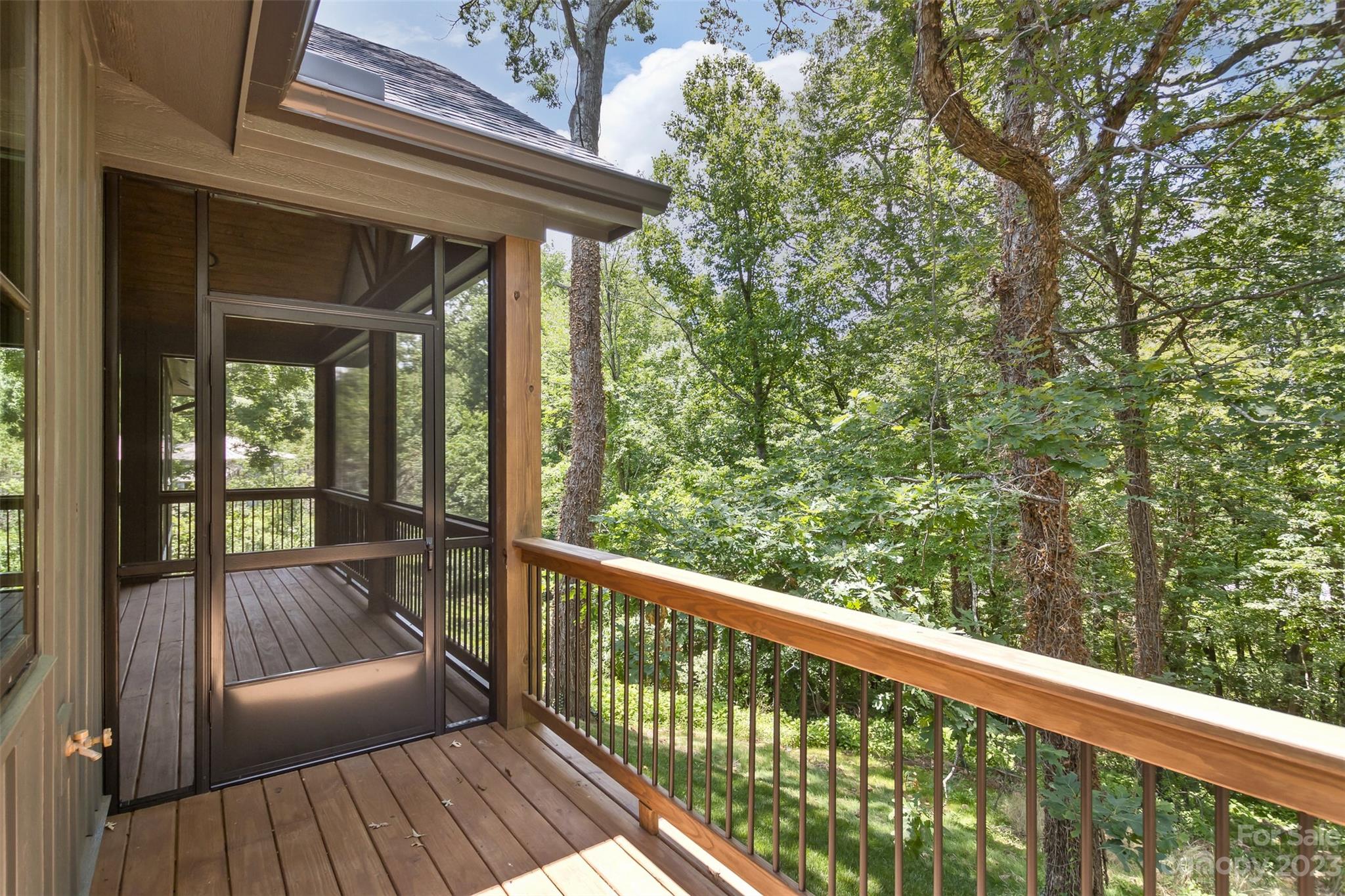 159 Gashes Creek Road Asheville, NC 28805 - Photo 17 of 48 a view of balcony with furniture