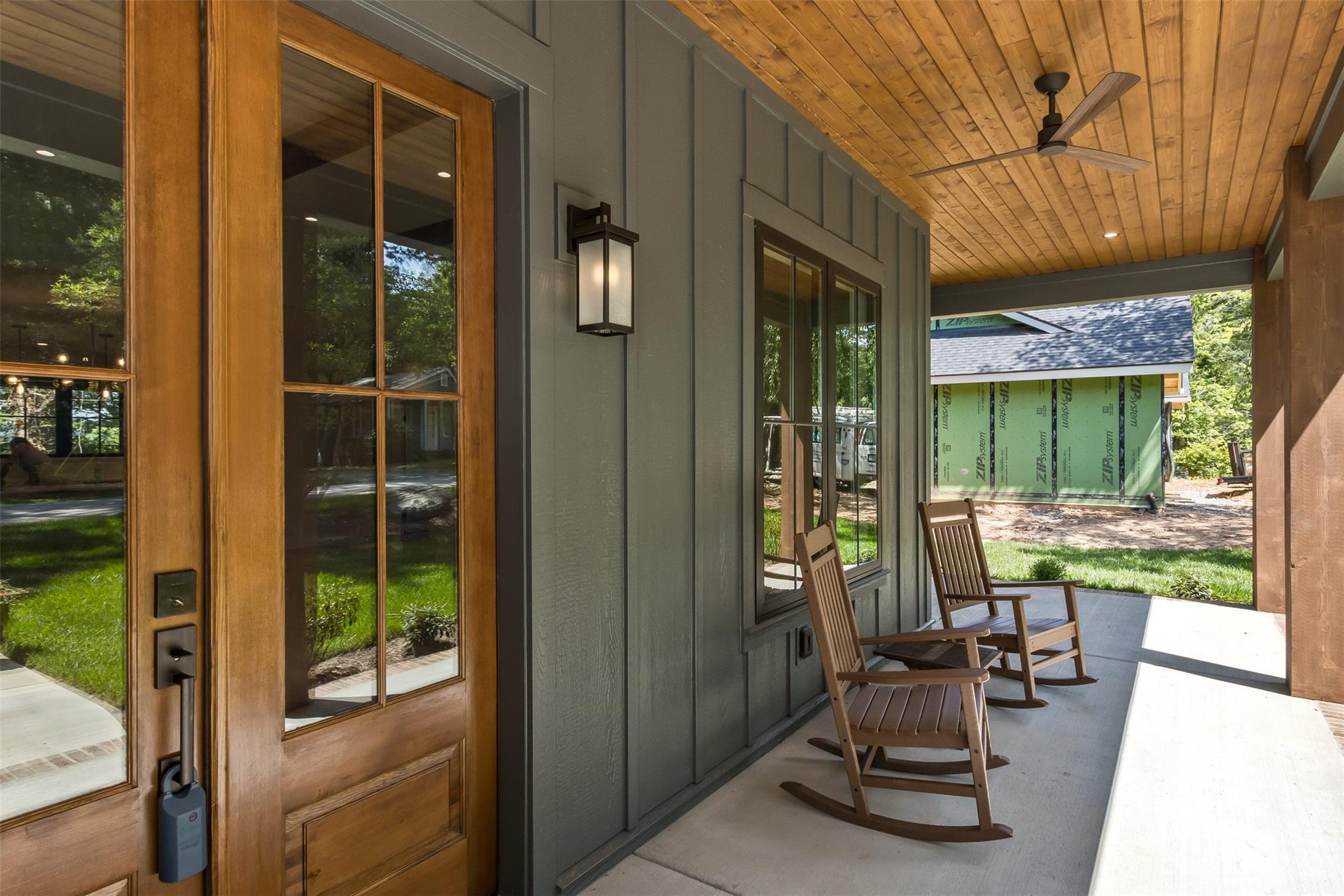 159 Gashes Creek Road Asheville, NC 28805 - Photo 3 of 48 a view of patio with table and chairs and potted plants