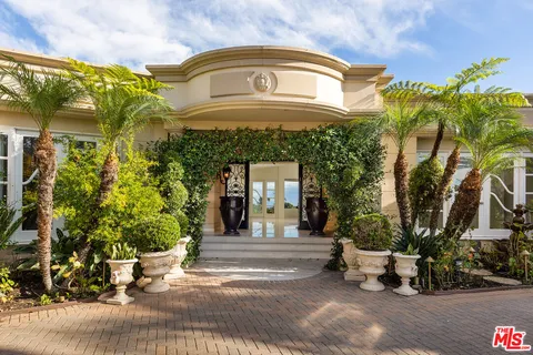 a front view of a building