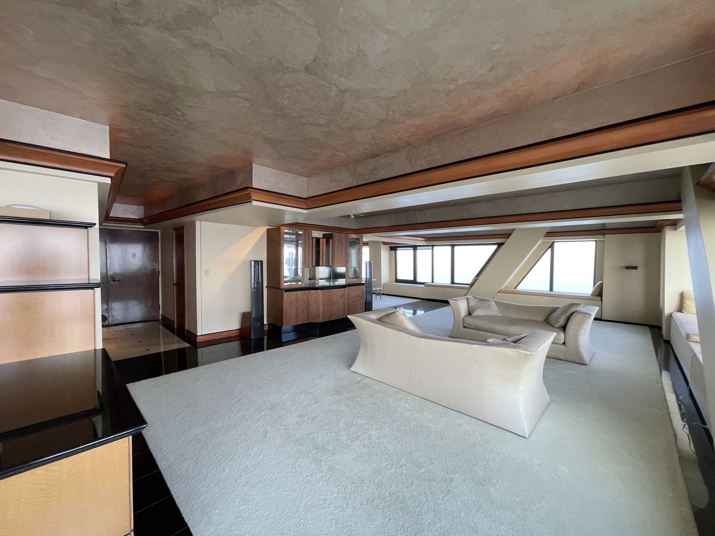 175 East Delaware Place, Unit 9007 Chicago, IL 60611 - Photo 7 of 29 a living room with furniture and a large window