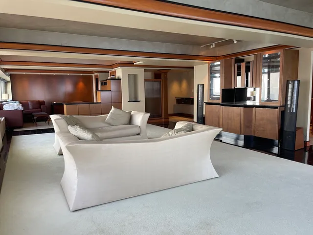 a view of a city with tall buildings