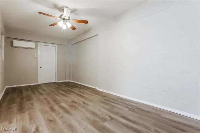 wooden floor in a room