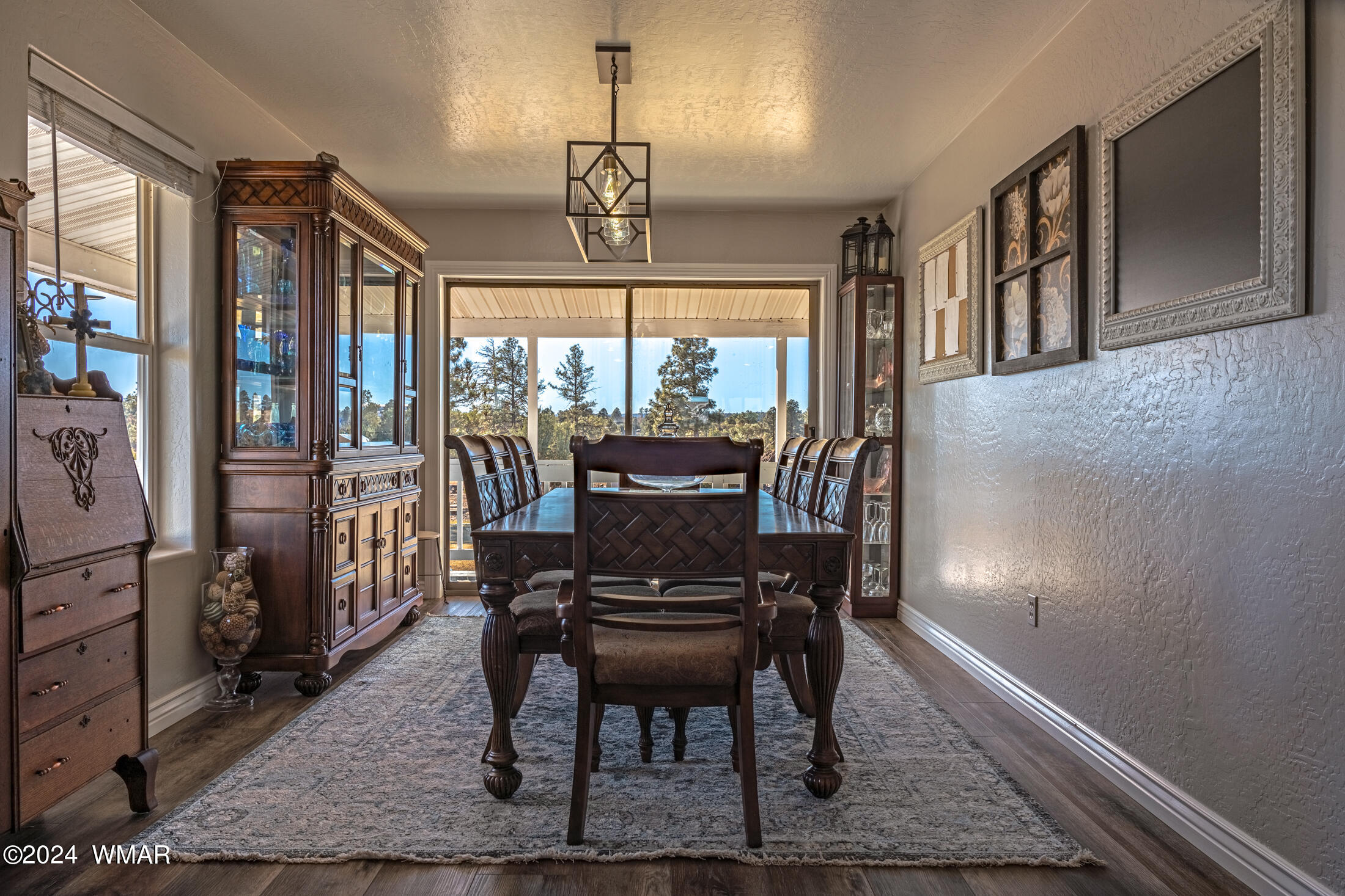 1108 Pearce Road Show Low, AZ 85901 - Photo 14 of 51 a view of a dining room with furniture window and outside view