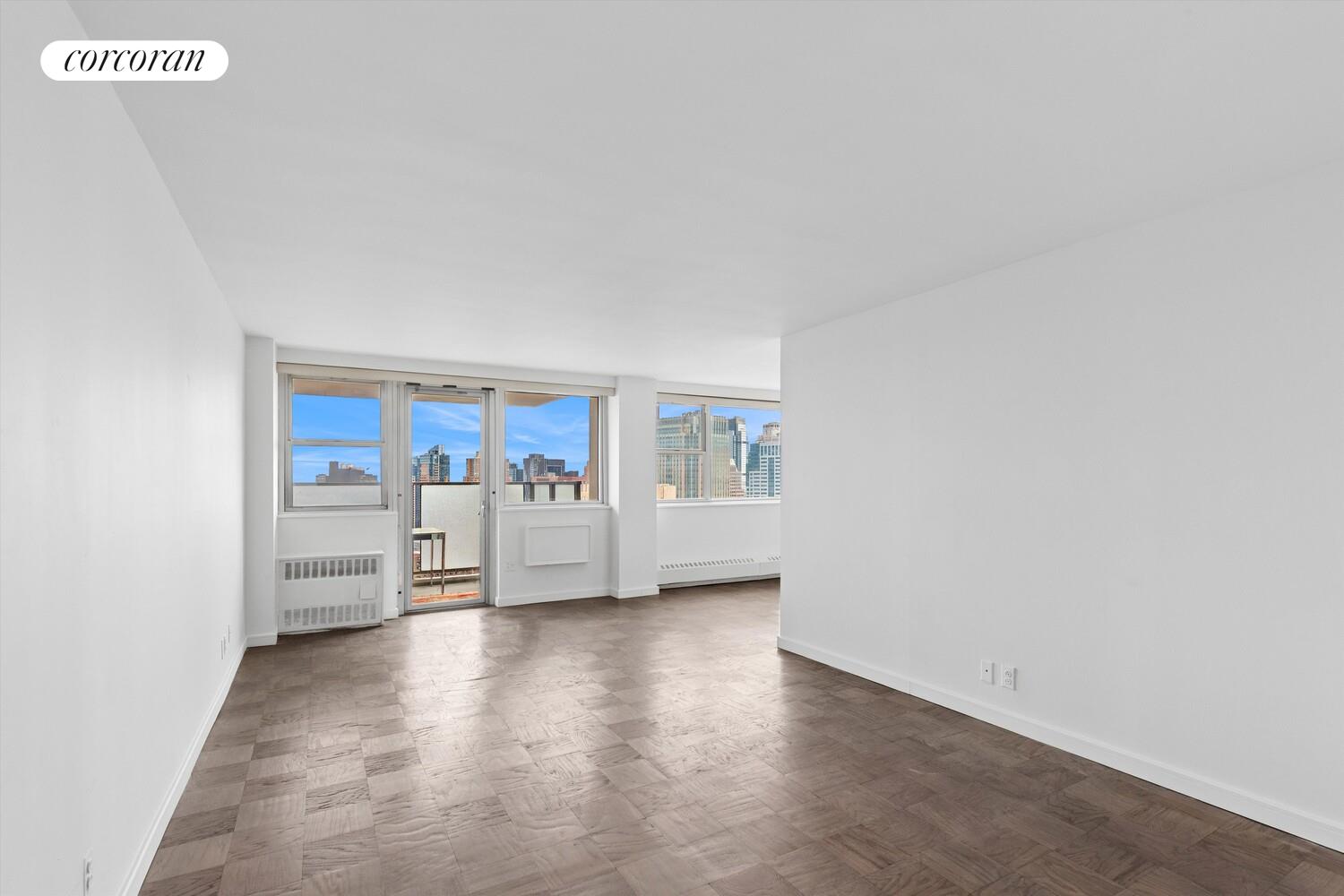 75 Henry Street, Unit 29H Brooklyn, NY 11201 - Photo 2 of 20 a view of a hallway with a bedroom