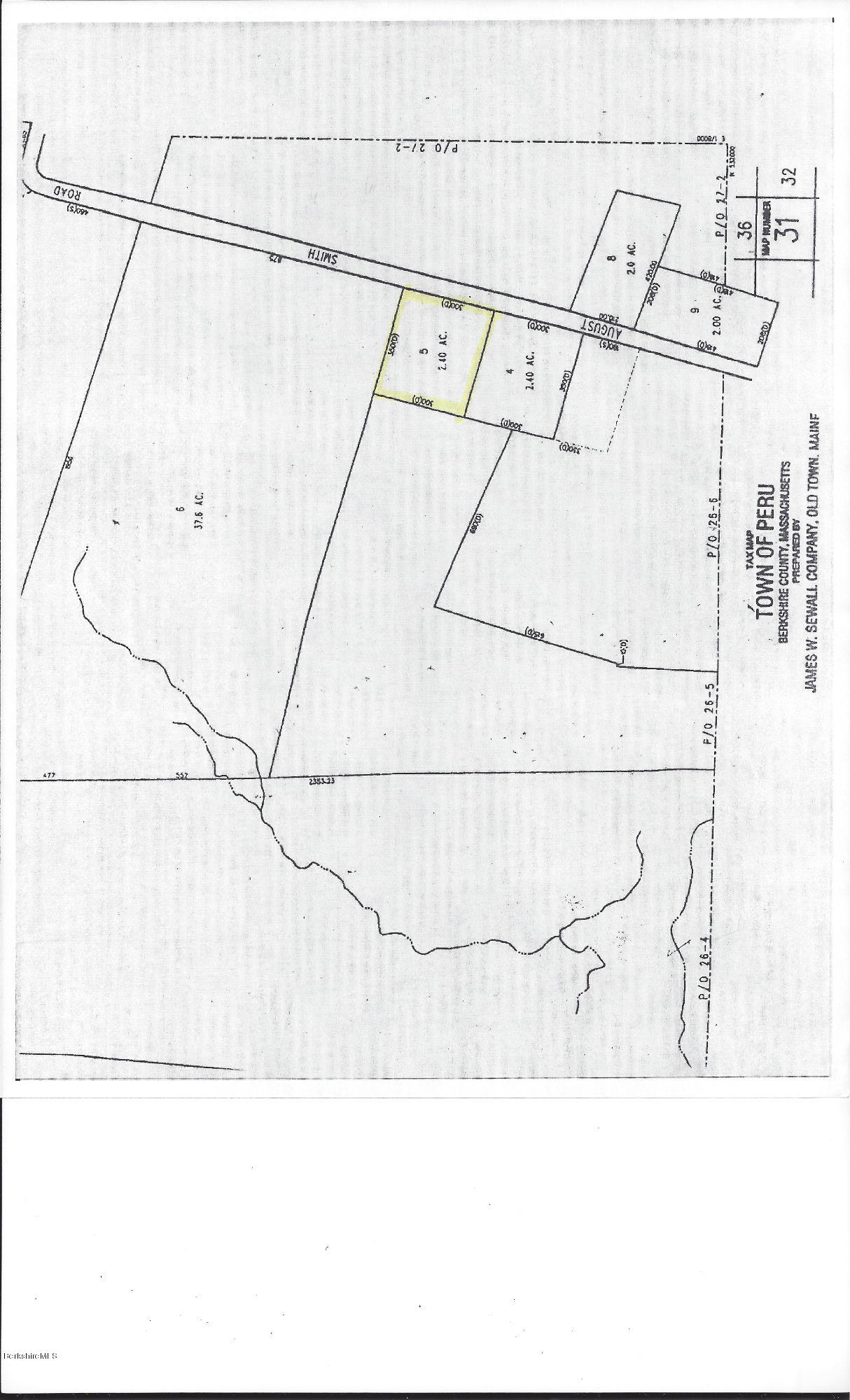 August Smith Road Hinsdale, MA 01235 - Photo 6 of 6 August Rd, Map
