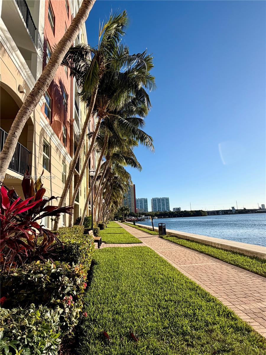 17150 North Bay Road, Unit 2419 Sunny Isles Beach, FL 33160 - Photo 21 of 27 a view of a yard with an outdoor space