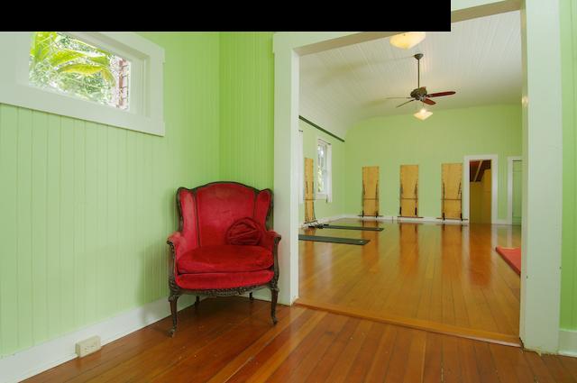 490 Kaupakalua Road Haiku, HI 96708 - Photo 13 of 30 a view of a room with wooden floor and workspace