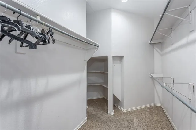 a view of walk in closet