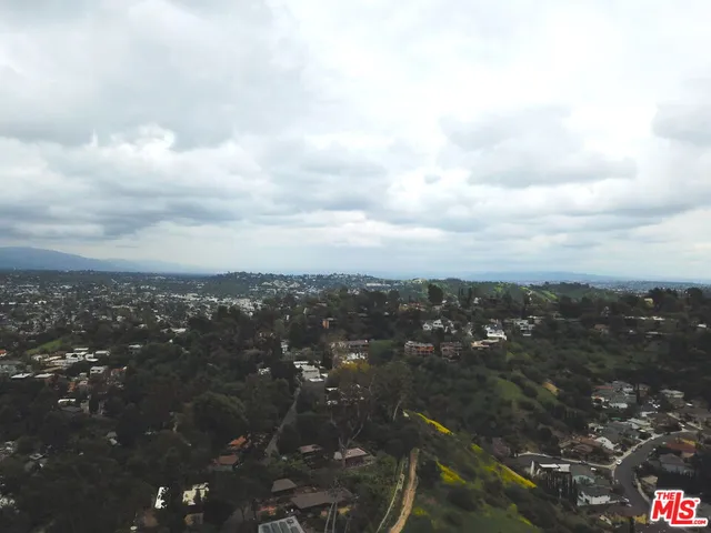 a view of city and mountain