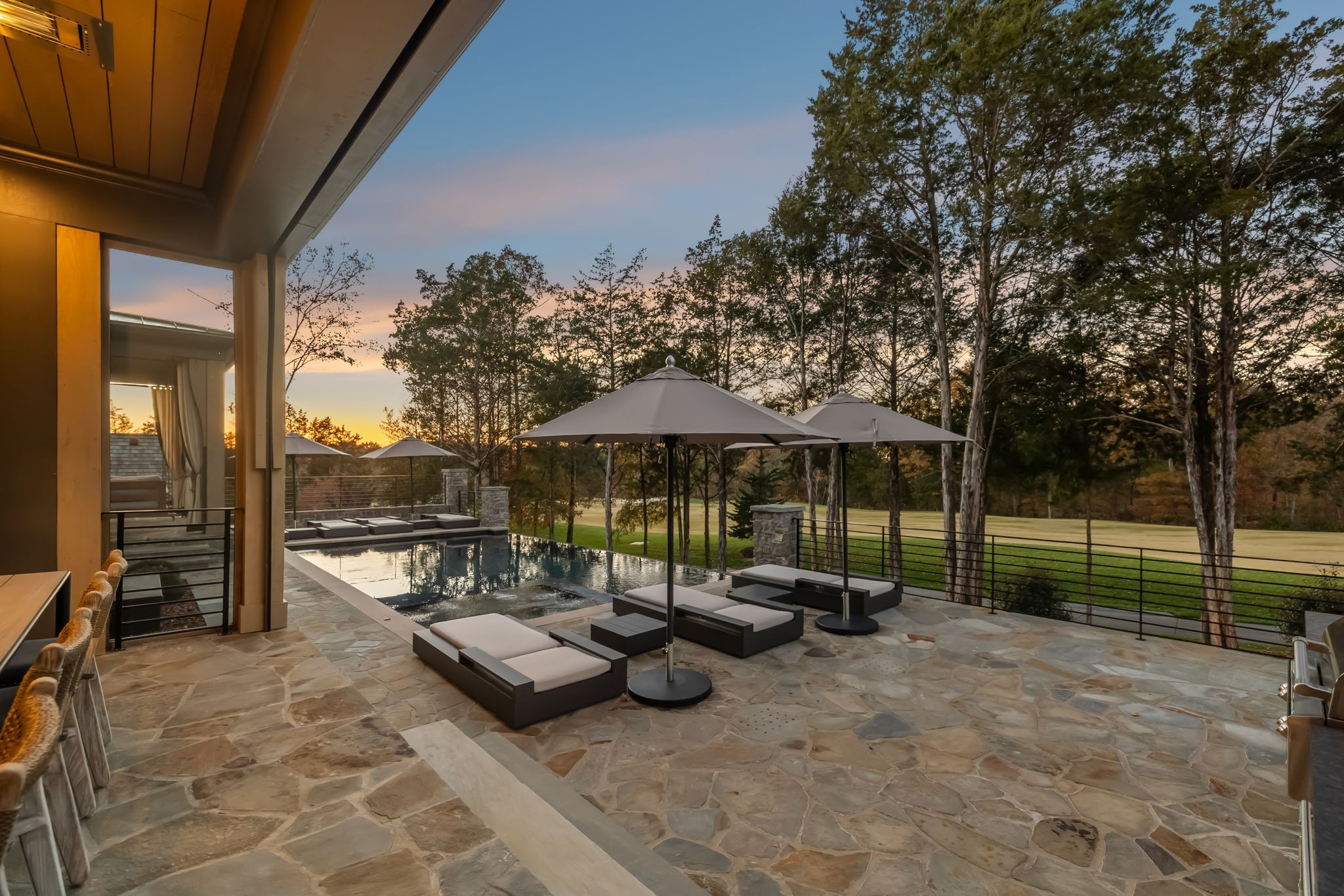 7573 Whiskey Road College Grove, TN 37046 - Photo 89 of 100 a view of outdoor space yard deck patio and outdoor kitchen