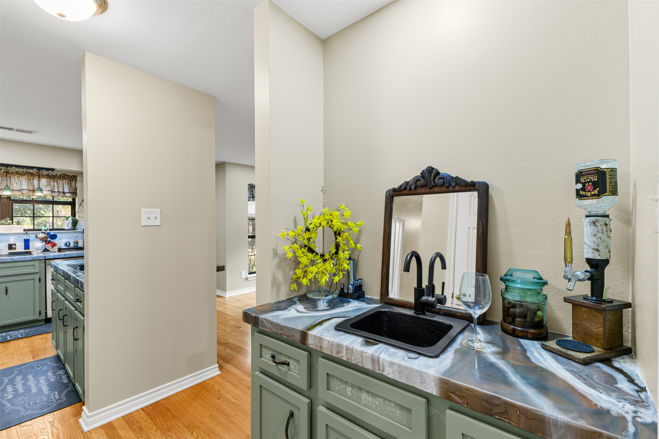 31928 Reids Prairie Road Waller, TX 77484 - Photo 16 of 49 a bathroom with a sink and a mirror