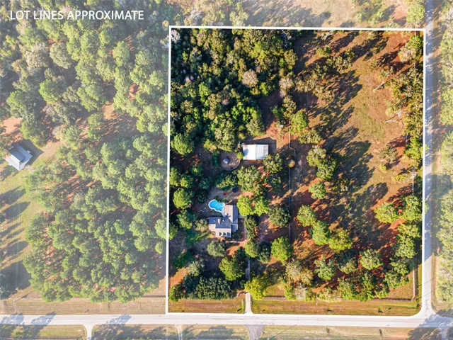 a view of a wooden door