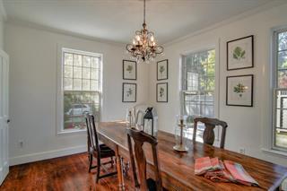 530 Payne Road San Juan Bautista, CA 95045 - Photo 9 of 21 a view of a dining room with furniture a chandelier and wooden floor