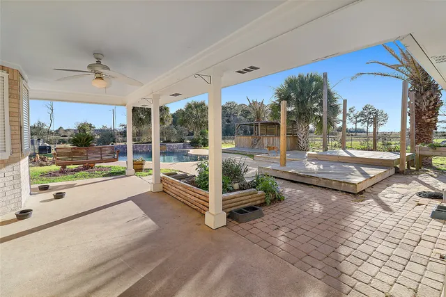 a view of a house with swimming pool