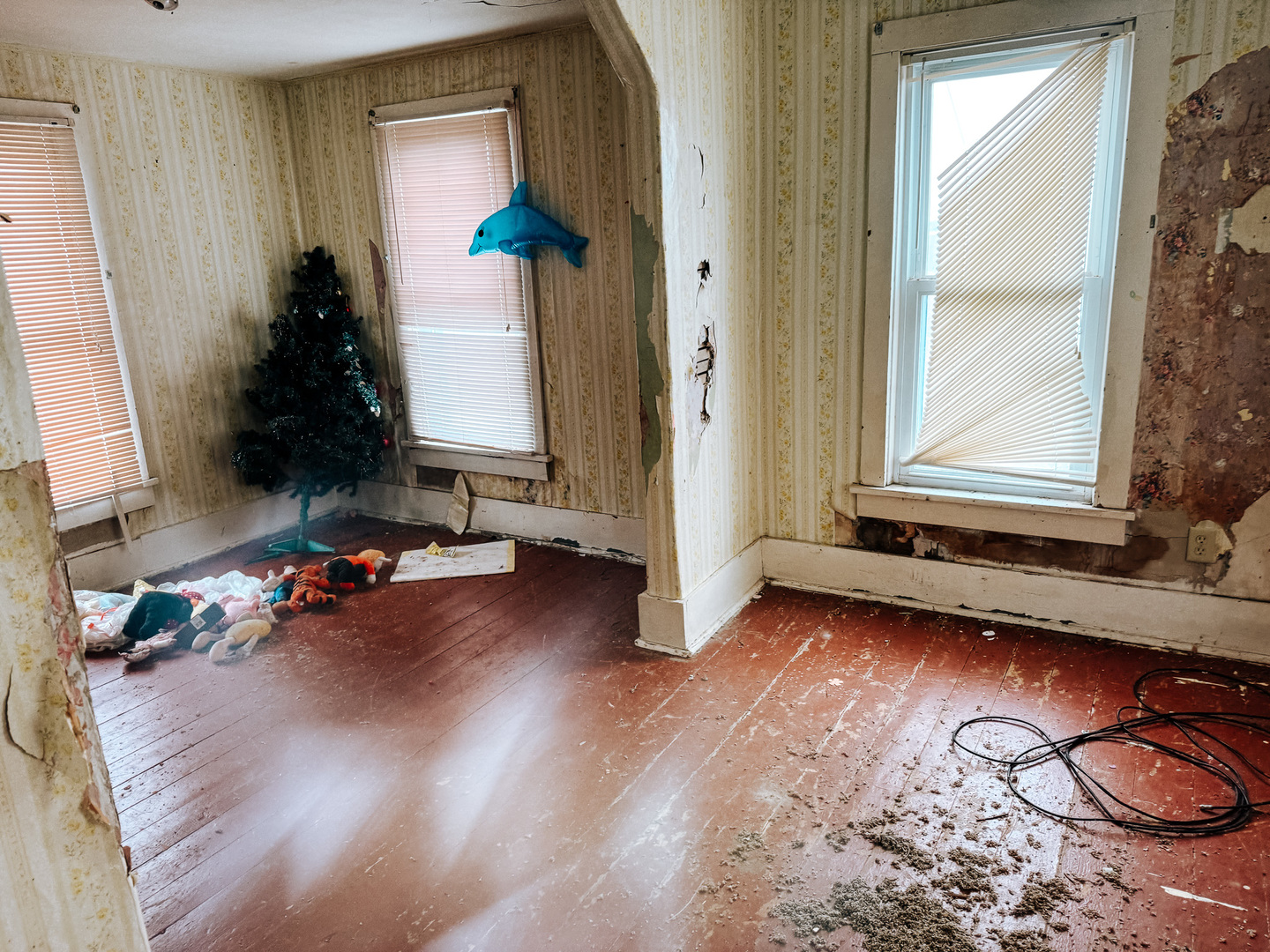 2571 East 1300 North Road Sheldon, IL 60966 - Photo 15 of 20 a view of a room with gym equipment and wooden floor