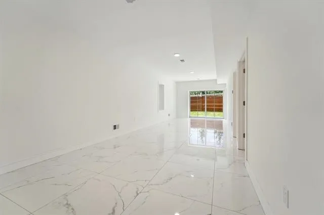 a view of an empty room