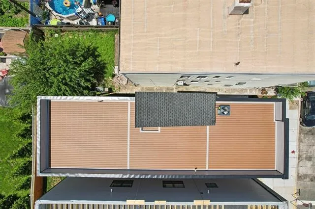 a view of outdoor space kitchen