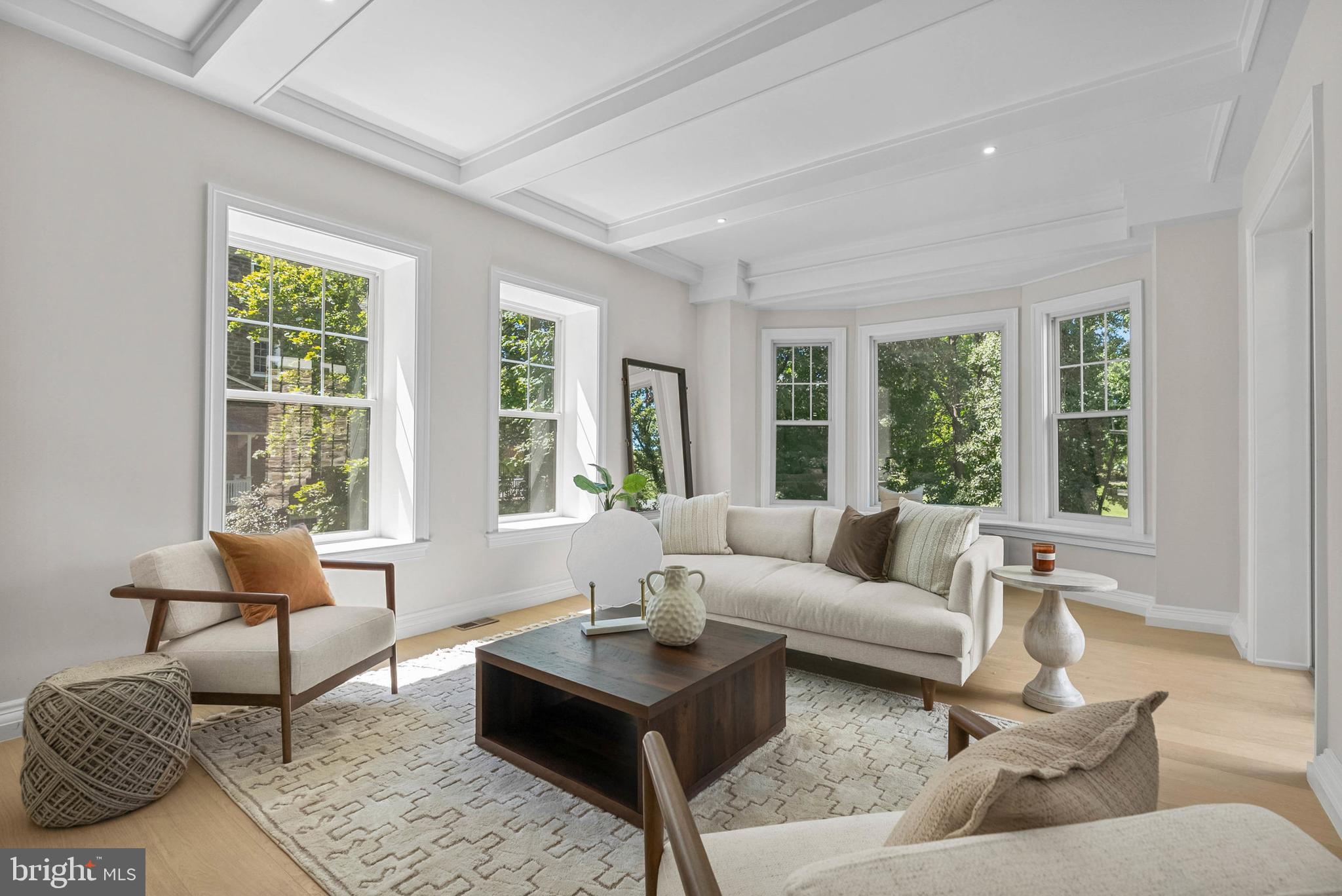 319 Pelham Road Philadelphia, PA 19119 - Photo 14 of 40 a living room with furniture and a large window