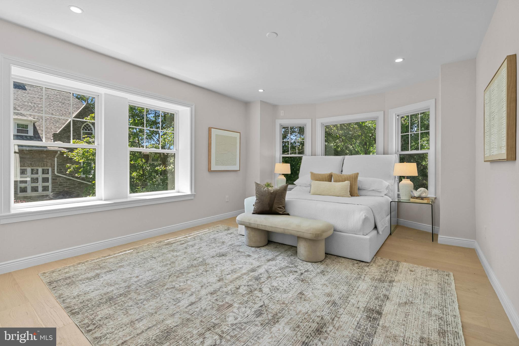 319 Pelham Road Philadelphia, PA 19119 - Photo 25 of 40 a living room with furniture and a large window