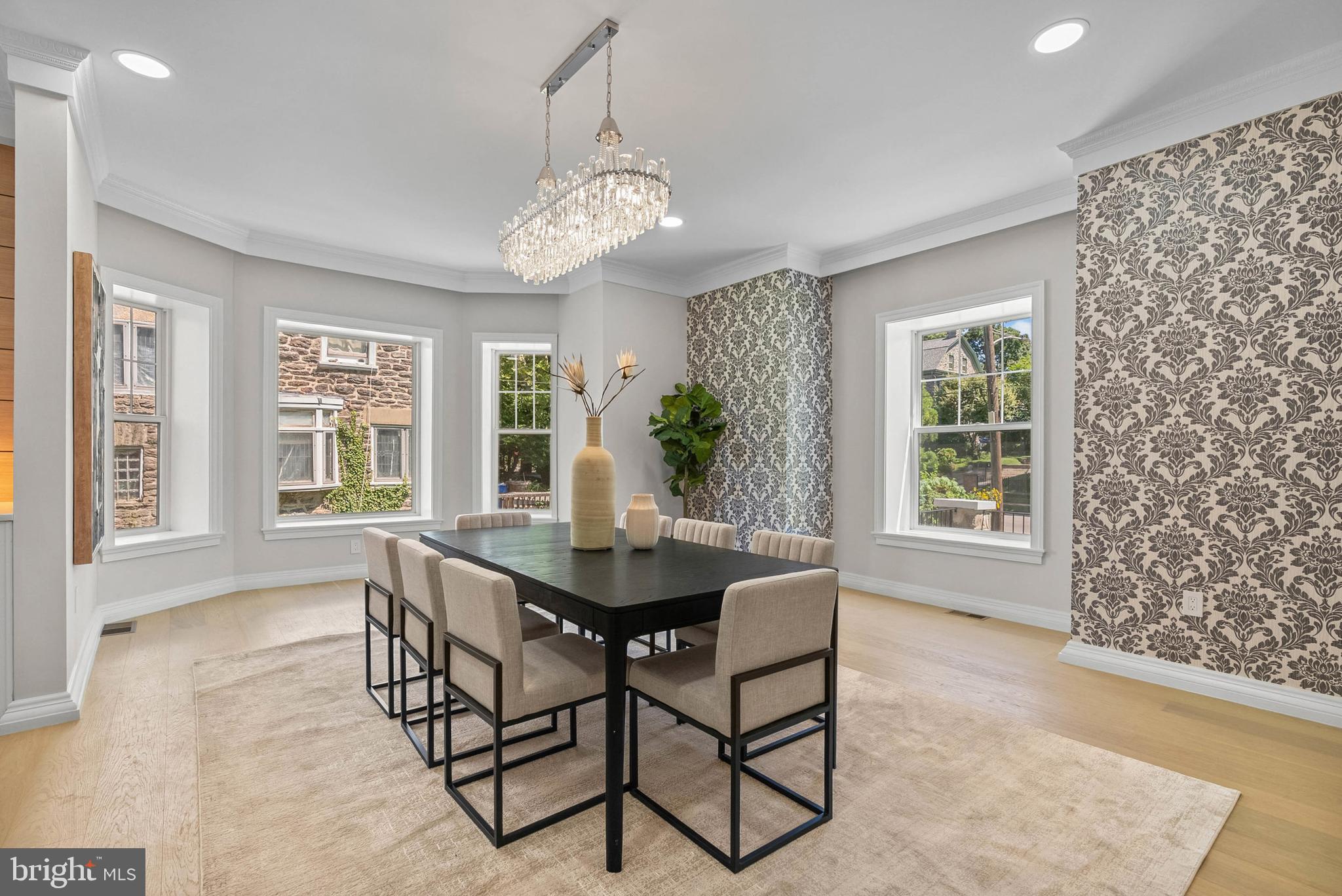 319 Pelham Road Philadelphia, PA 19119 - Photo 5 of 40 a view of a dining room with furniture window and outside view