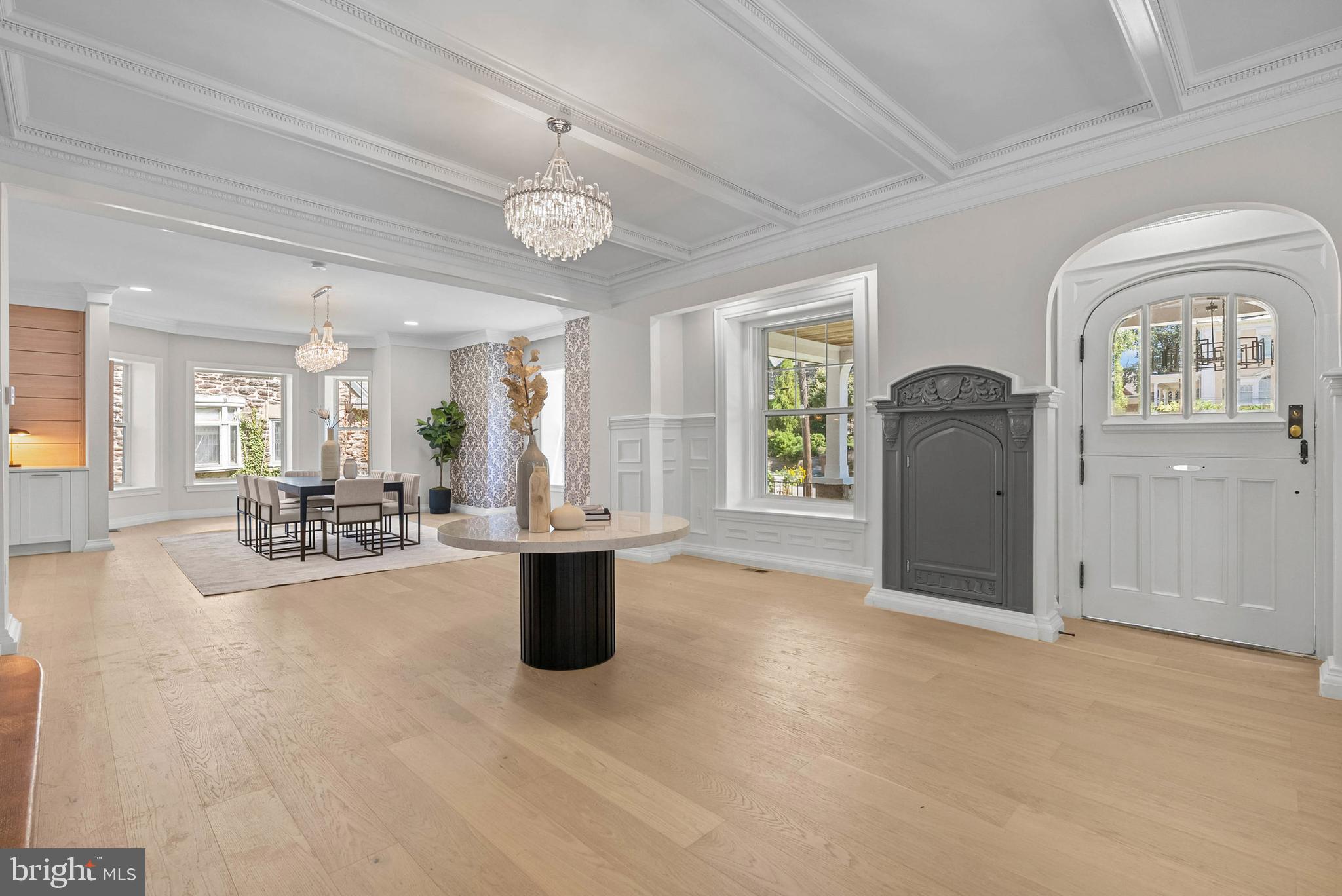 319 Pelham Road Philadelphia, PA 19119 - Photo 7 of 40 a view of a livingroom with furniture window and wooden floor