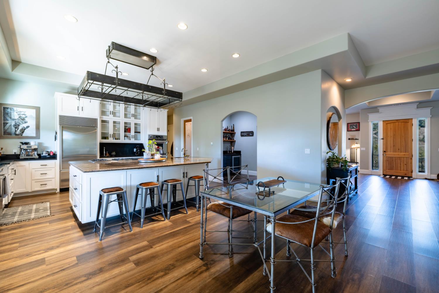 5840 China Hill Road El Dorado, CA 95623 - Photo 13 of 84 a living room with lots of furniture and kitchen view