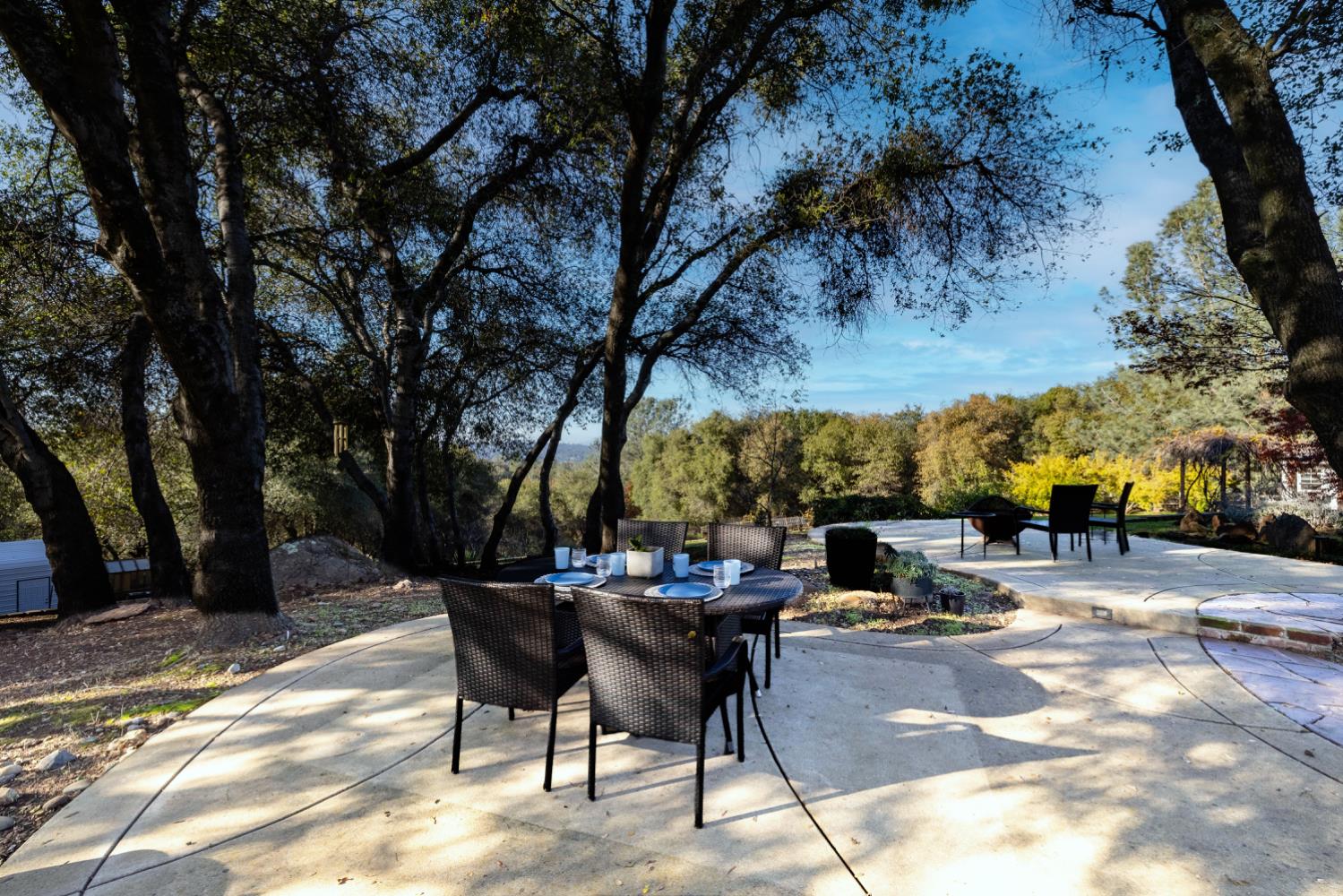 5840 China Hill Road El Dorado, CA 95623 - Photo 58 of 84 a view of an outdoor space with a patio