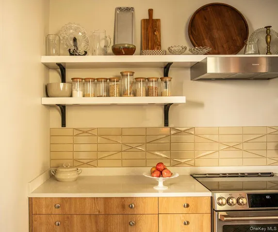 a bathroom with a sink and a stove