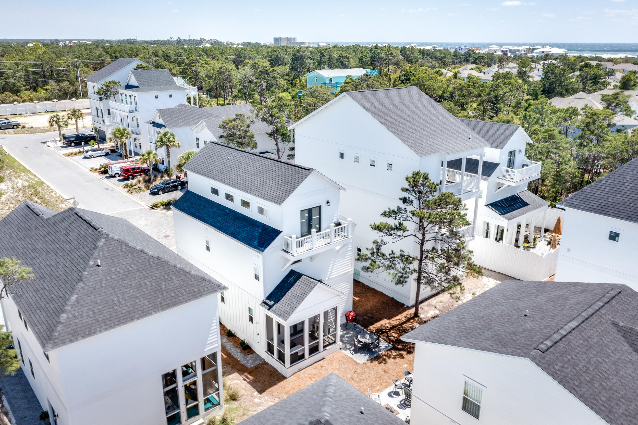 45 Valdare Ln Inlet Beach Inlet Beach, FL 32461 - Photo 34 of 37 an aerial view of a house