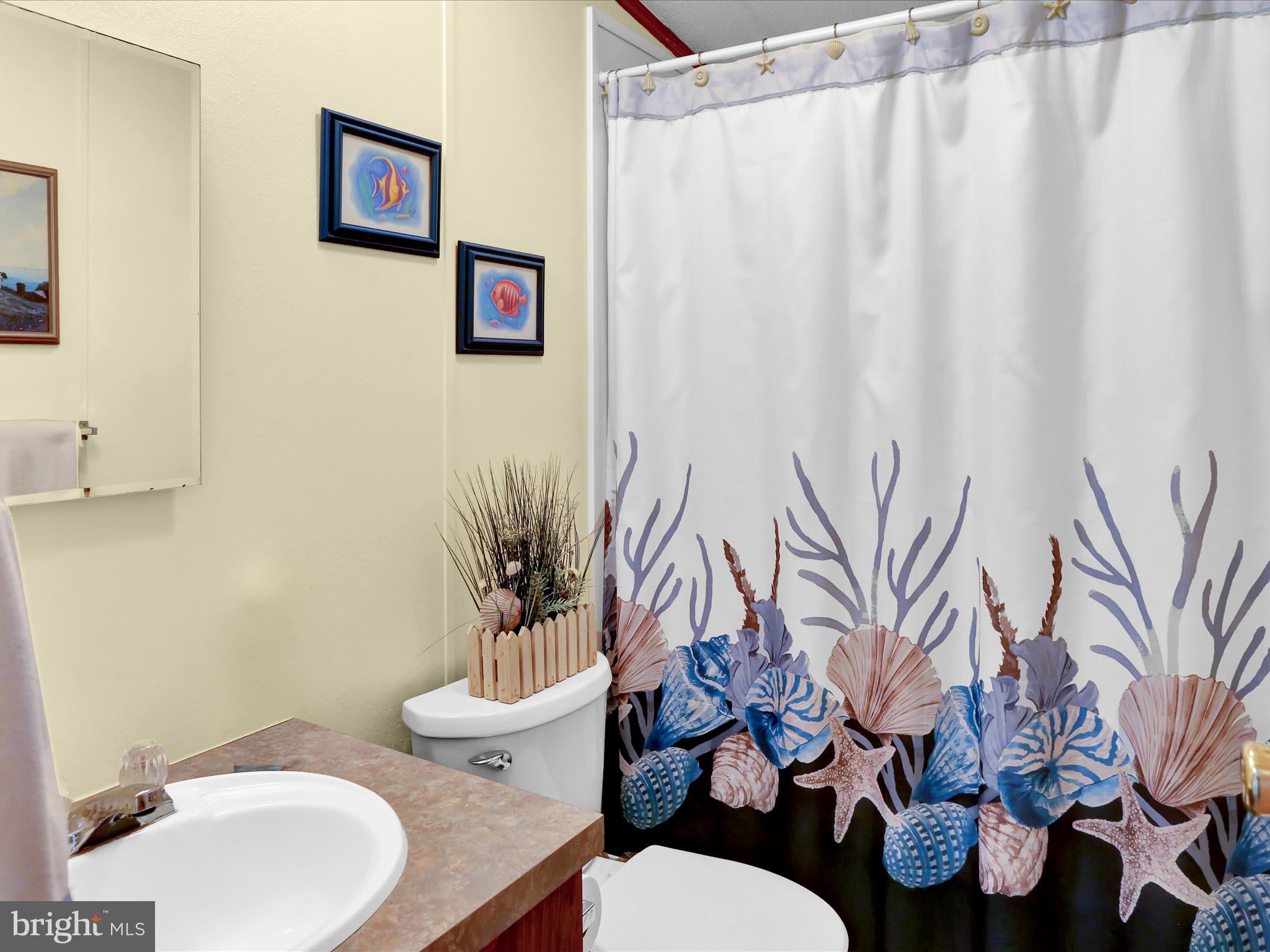 27412 Grove Circle Road Millsboro, DE 19966 - Photo 36 of 43 a bathroom with a toilet sink and a mirror