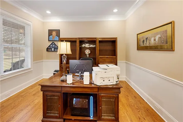 a kitchen with granite countertop stainless steel appliances and wooden cabinets