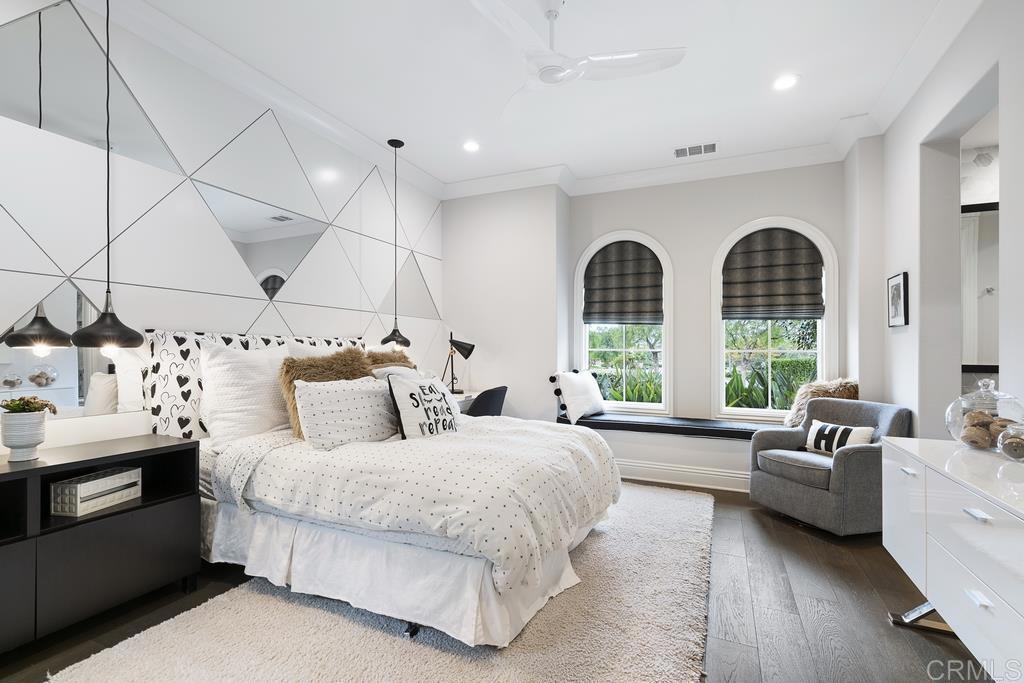 15527 Artesian Ridge San Diego, CA 92127 - Photo 11 of 32 a bedroom with bed and a large window