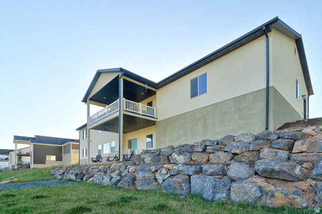 851 Grandview Drive Morgan, UT 84050 - Photo 54 of 68 Two-tone stucco exterior with dark trim