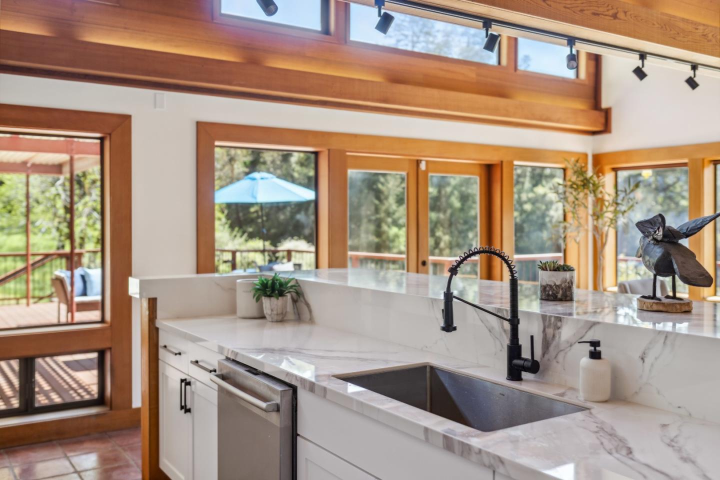 620 Twin Lane Soquel, CA 95073 - Photo 13 of 67 a kitchen with a sink and large window