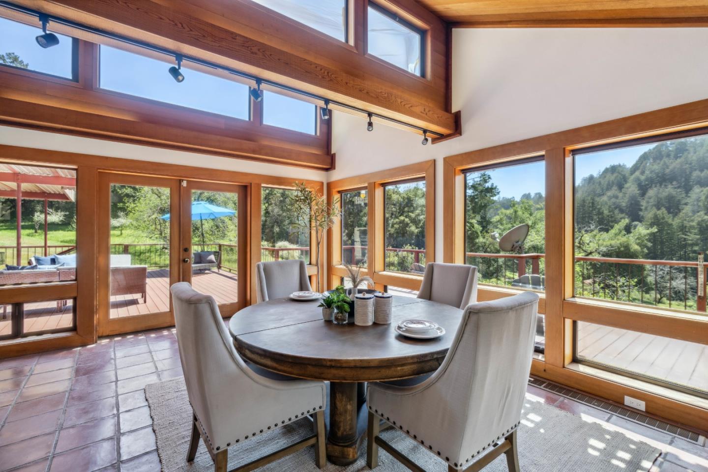 620 Twin Lane Soquel, CA 95073 - Photo 14 of 67 a view of a dining room with furniture window and outside view