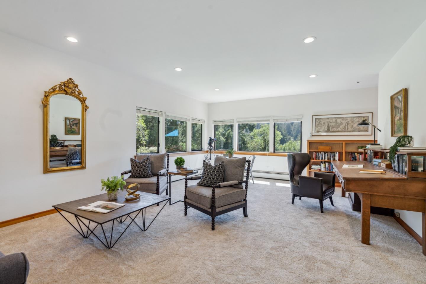 620 Twin Lane Soquel, CA 95073 - Photo 23 of 67 a living room with furniture and a large window