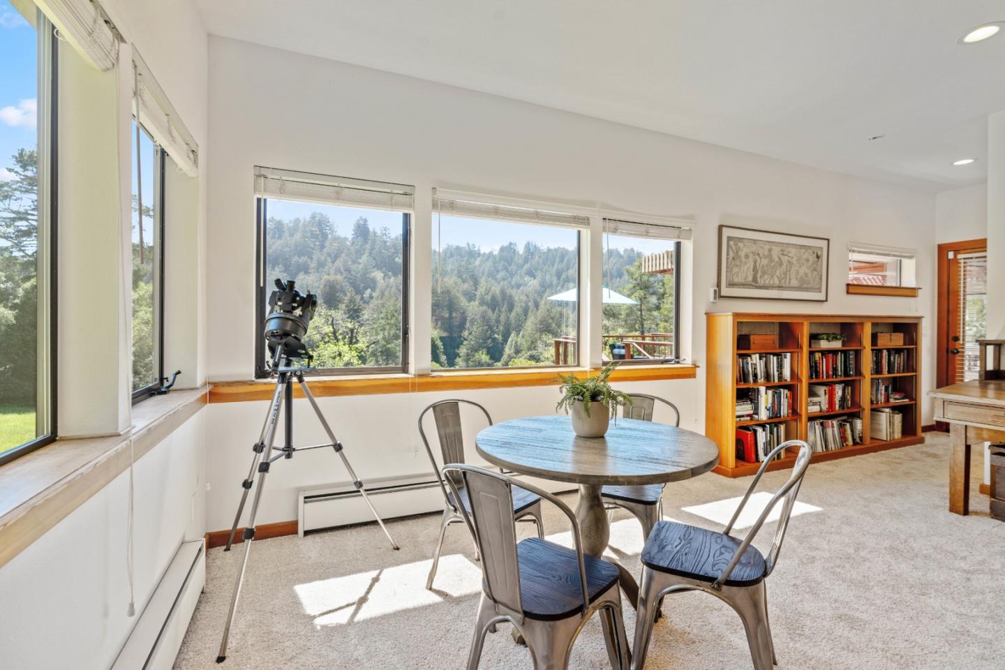 620 Twin Lane Soquel, CA 95073 - Photo 24 of 67 a view of a dining room with furniture window and wooden floor