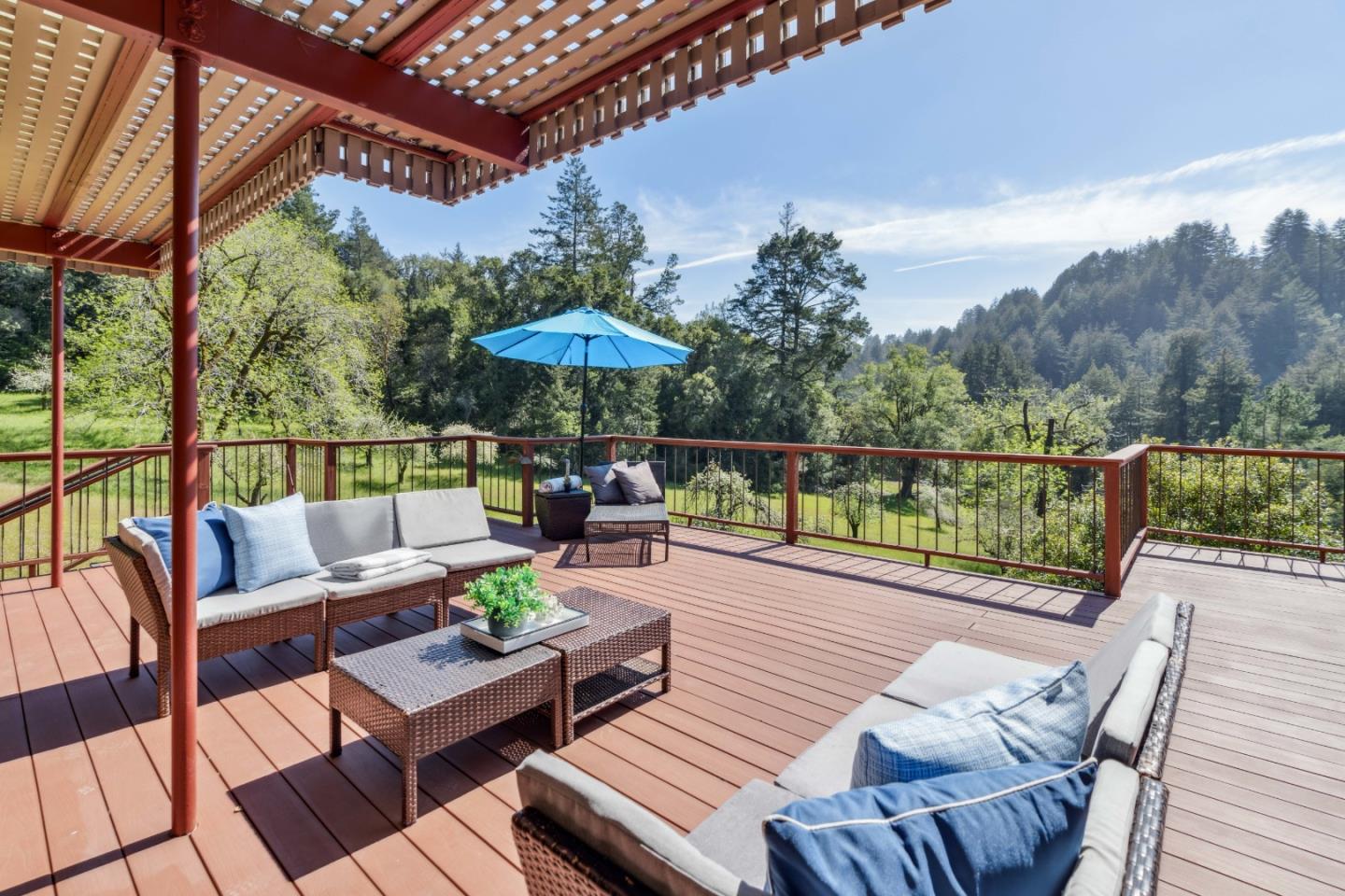 620 Twin Lane Soquel, CA 95073 - Photo 25 of 67 a view of a chairs in wooden deck