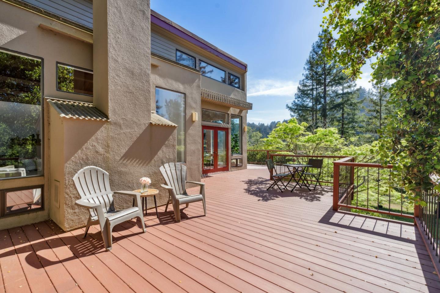620 Twin Lane Soquel, CA 95073 - Photo 30 of 67 a view of a chairs and a tables in the balcony