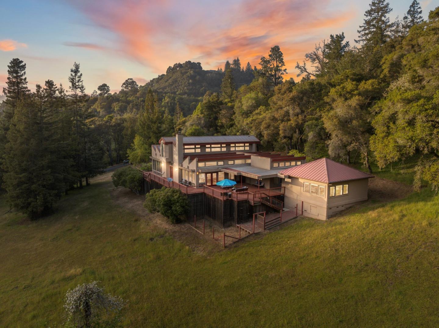 620 Twin Lane Soquel, CA 95073 - Photo 57 of 67 a view of a house with a yard and sitting area