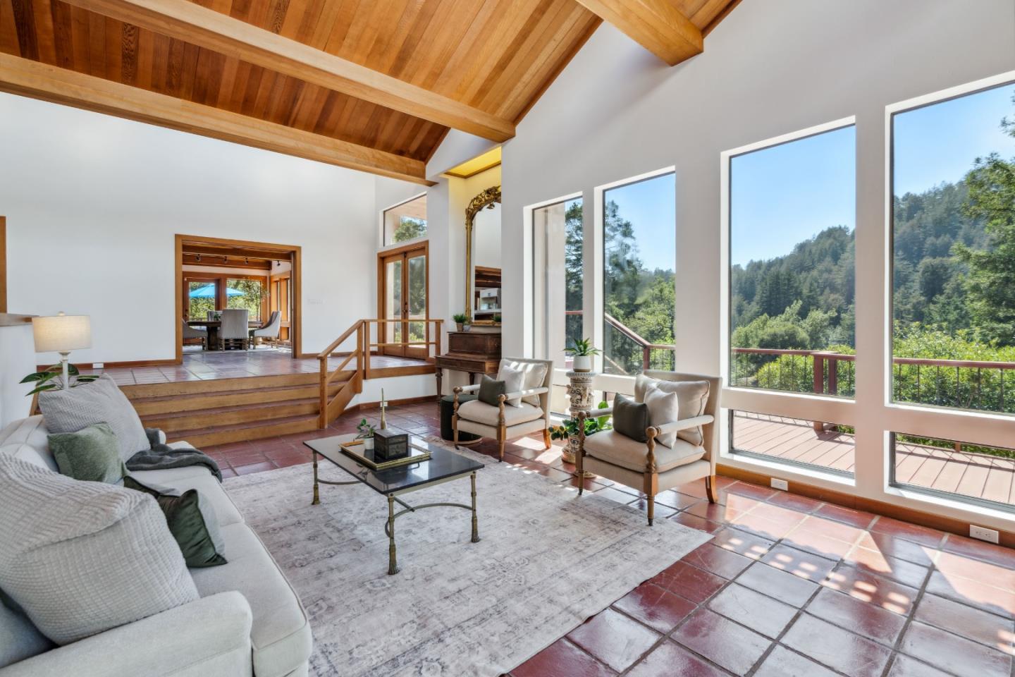 620 Twin Lane Soquel, CA 95073 - Photo 10 of 67 a living room with furniture and floor to ceiling windows