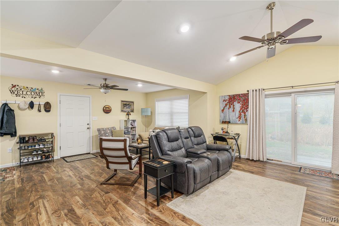 62 School Lane Reading, PA 19606 - Photo 11 of 33 a living room with furniture and a wooden floor