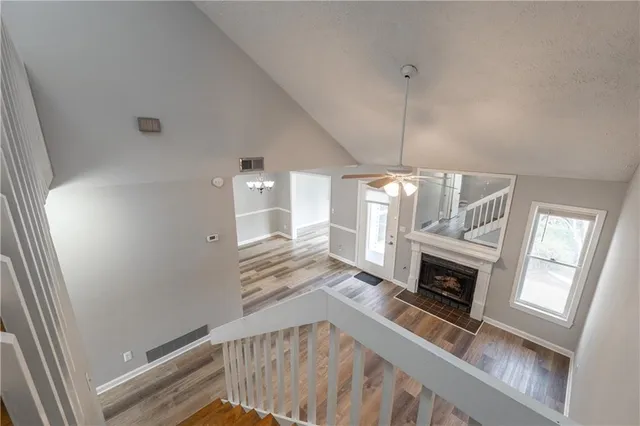 a backyard of a house