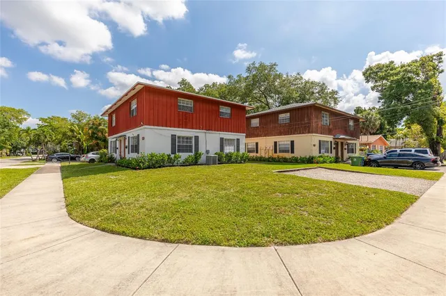 a view of outdoor space yard and swimming pool