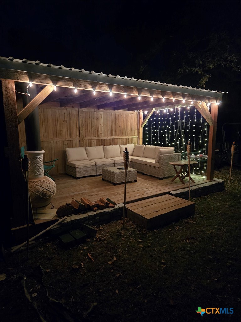370 County Road 3106 Kempner, TX 76539 - Photo 24 of 34 a outdoor living space with furniture and city view